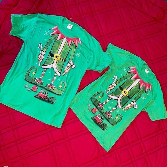 CHRISTMAS Elf T-Shirt size Small Unisex - Picture 3 of 11
